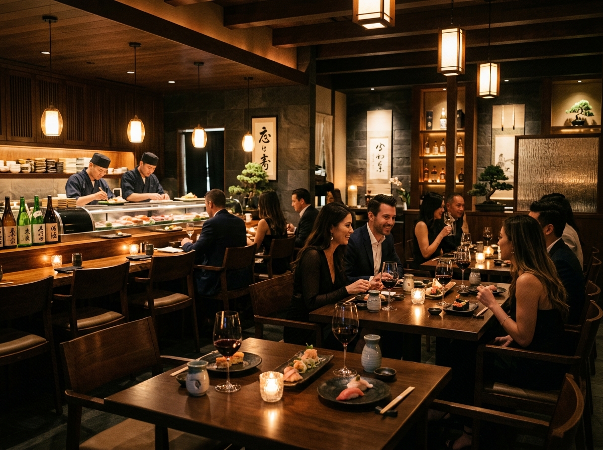 Saffron Sips dining ambiance
